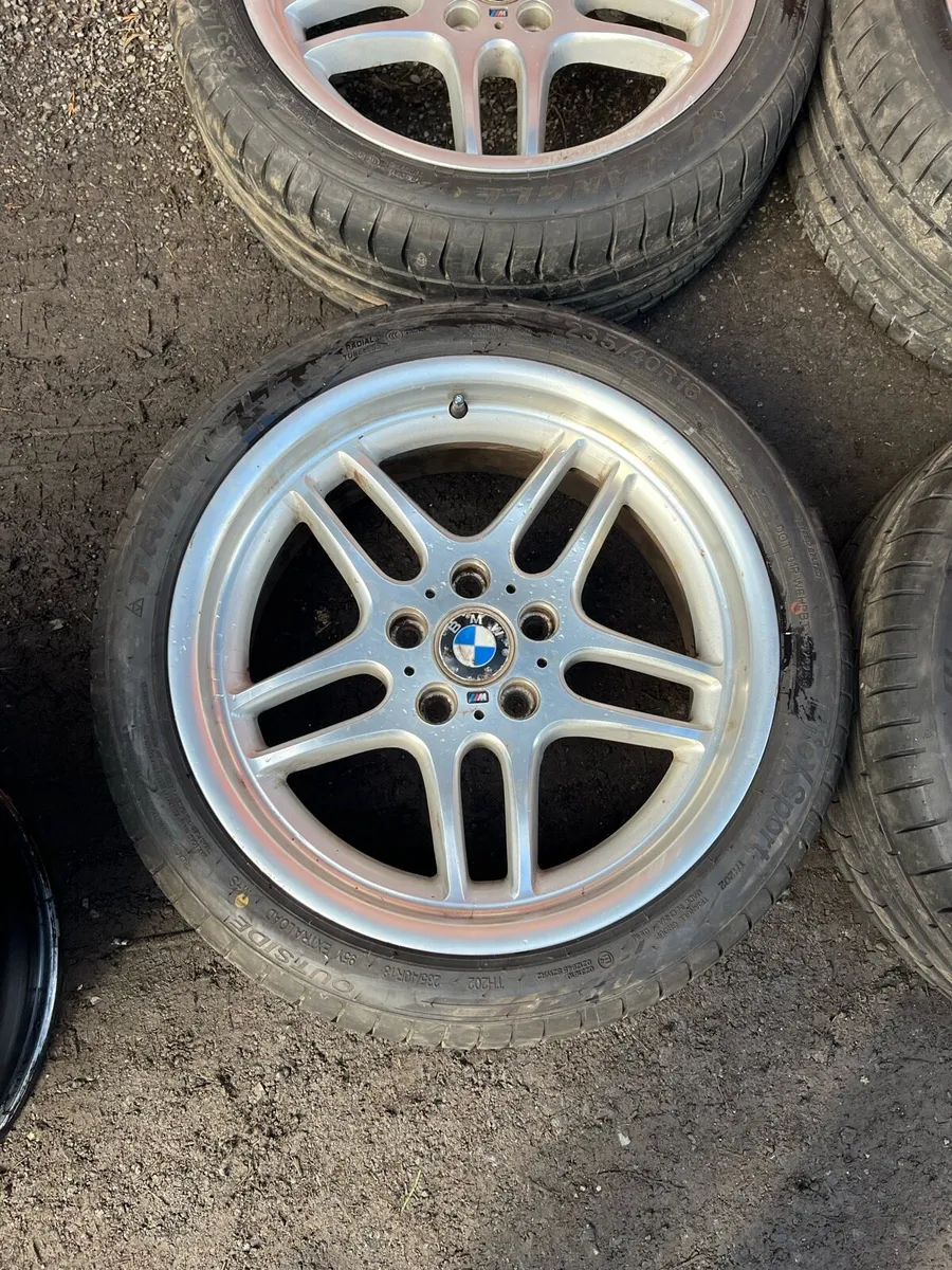 18’ Genuine BMW Parallel 5x120 alloy wheels - Image 3