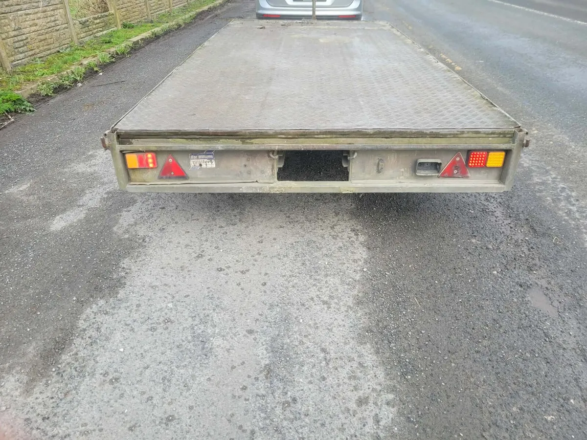 14x6'6 ifor Williams flat bed trailer fully servic - Image 3