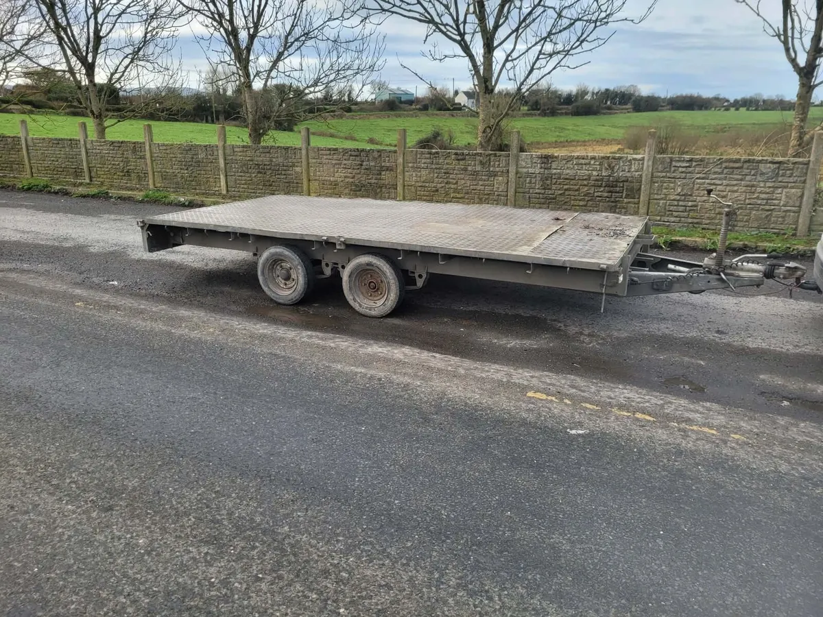 14x6'6 ifor Williams flat bed trailer fully servic - Image 2