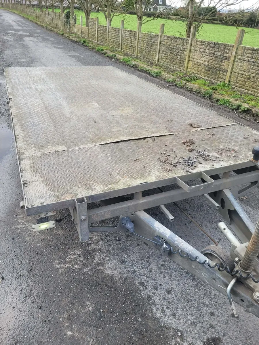 14x6'6 ifor Williams flat bed trailer fully servic - Image 4