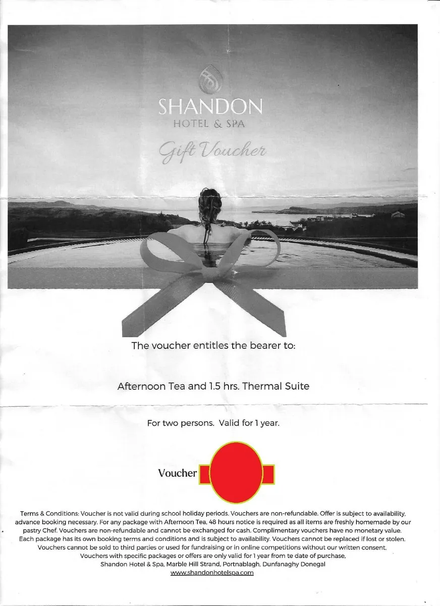 Mother's Day!! 4* Donegal Hotel Spa Gift Cert - Image 2