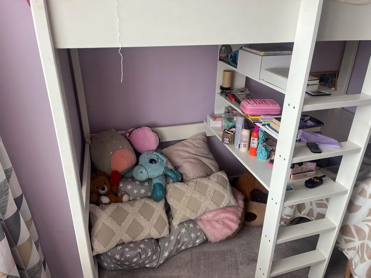 Children’s Hi-Sleeper Bed with Built in Desk - Image 2