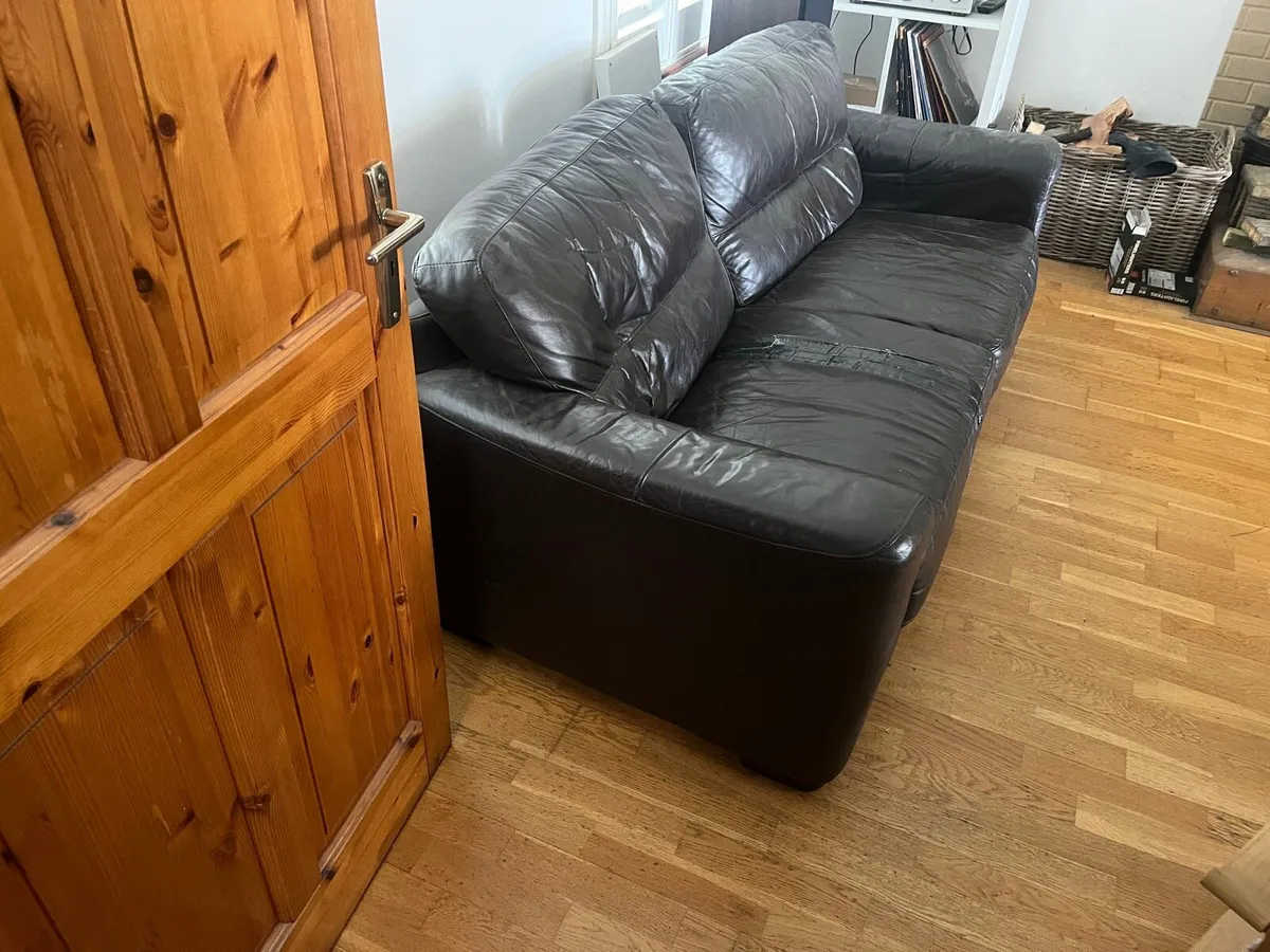 Leather Couch - Image 3