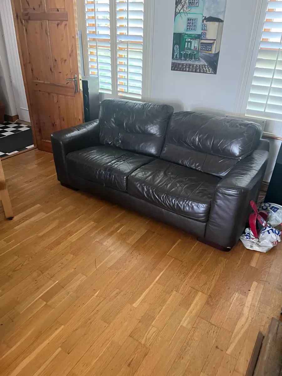 Leather Couch - Image 2