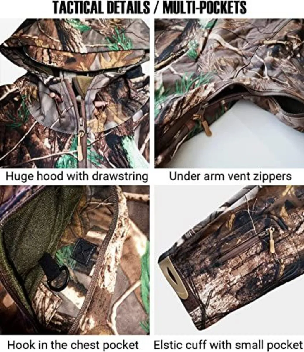 Camouflage Jacket and Trousers set, Tree Camo L - Image 4