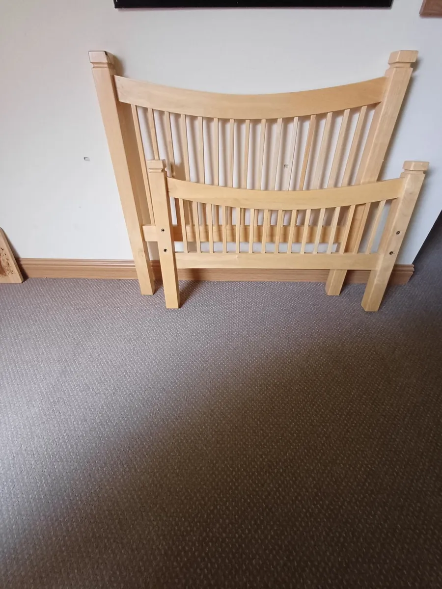 Double Mattress &  Ikea Single Bed - Image 1