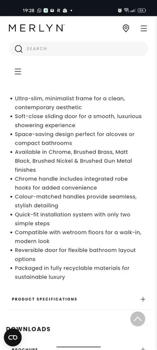 MERLYN Shower Door - Image 2