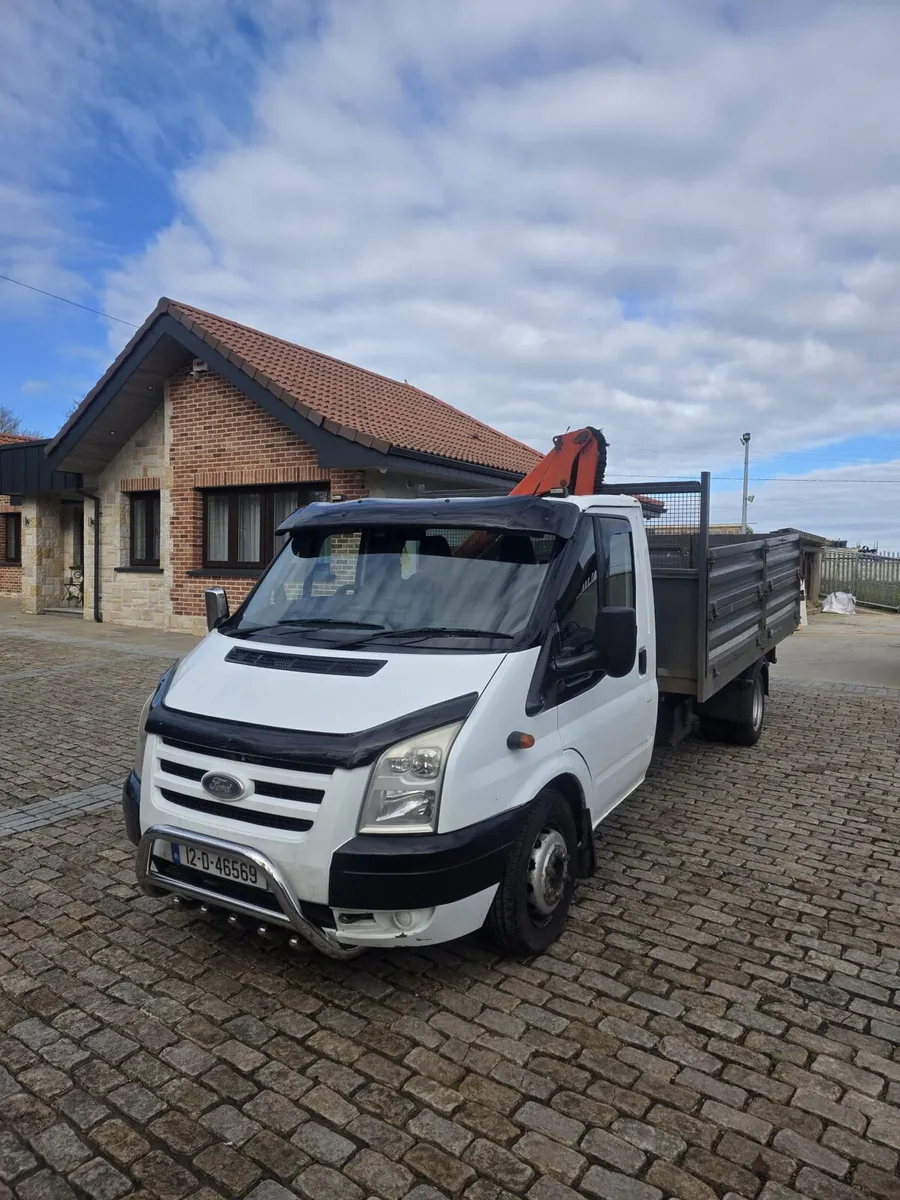 Ford Transit Tipper/Crane - Image 3