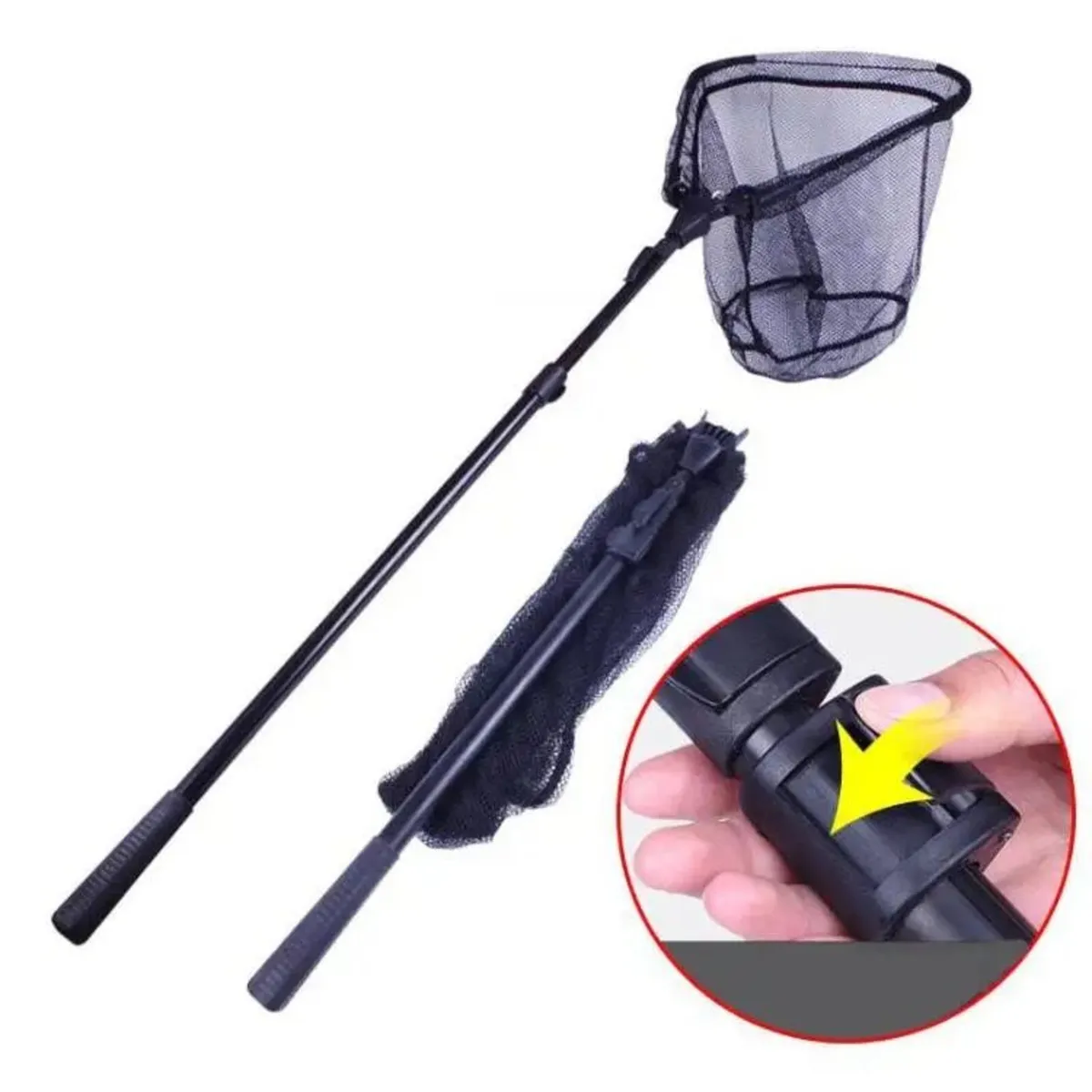 Telescopic Folding Fishing Landing Net 210cm - Image 2