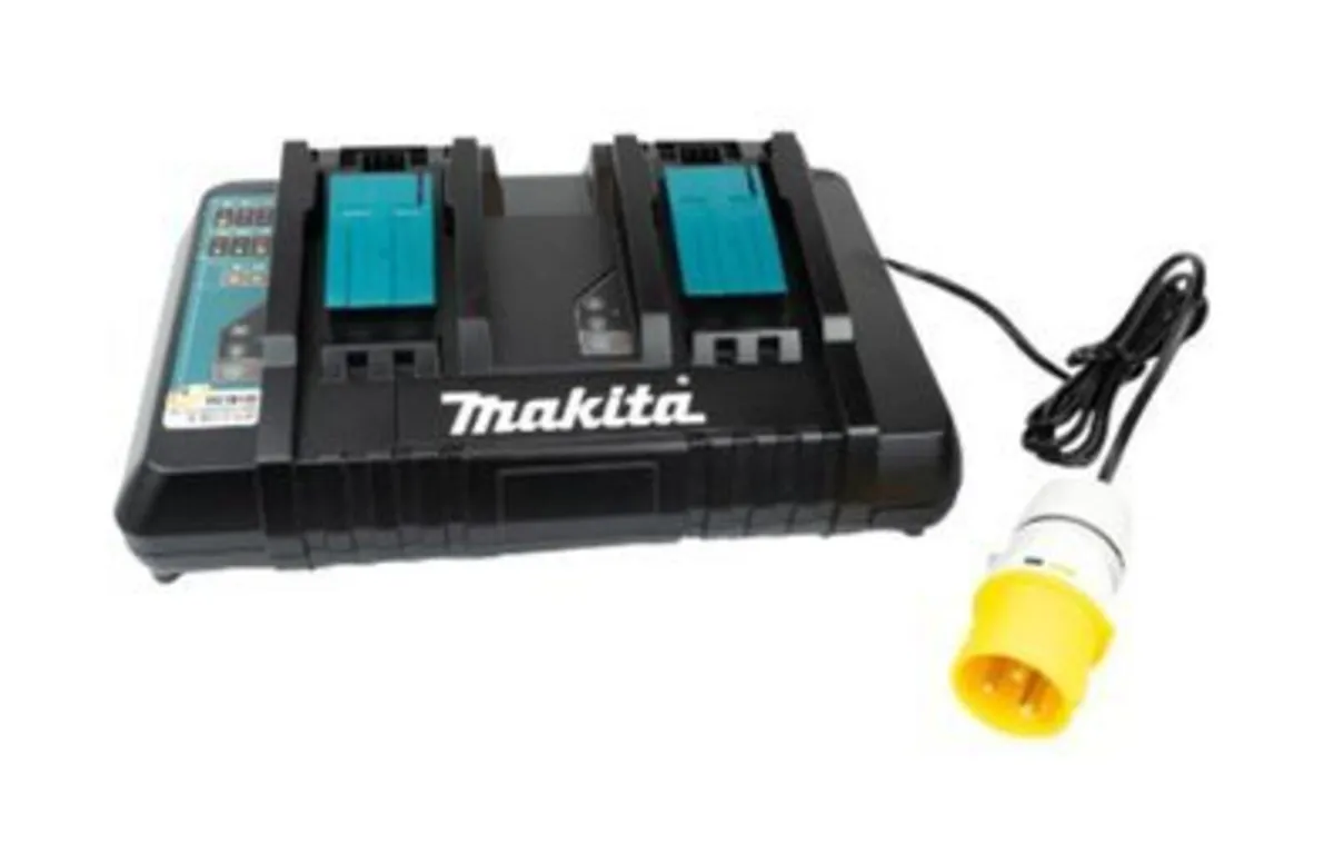 Makita DC18RD 18V Li-Ion Twin Battery Charger 110v