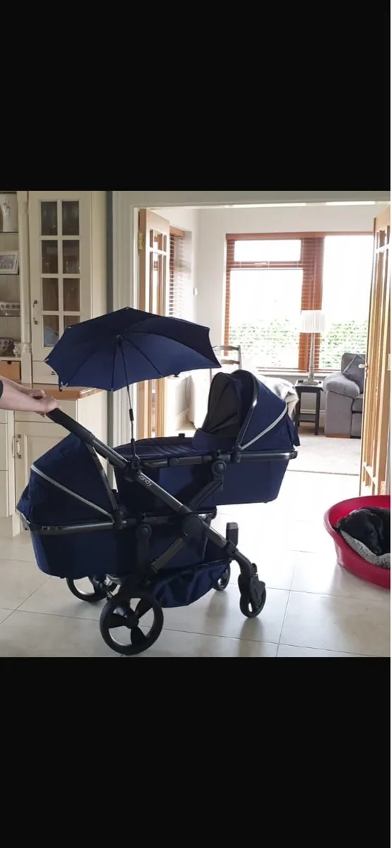 I candy peach 3 double pram - Image 1