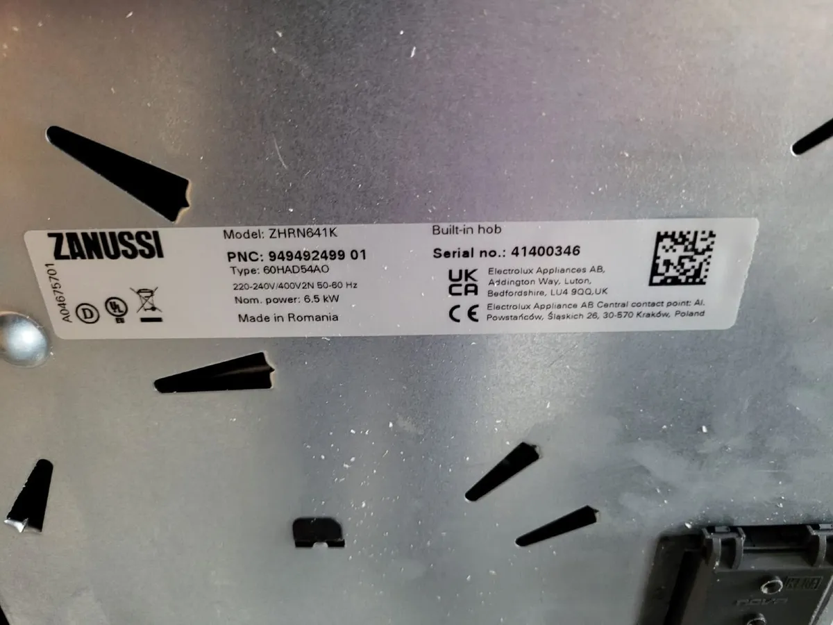 Zanussi Hob - Brand New - Image 4