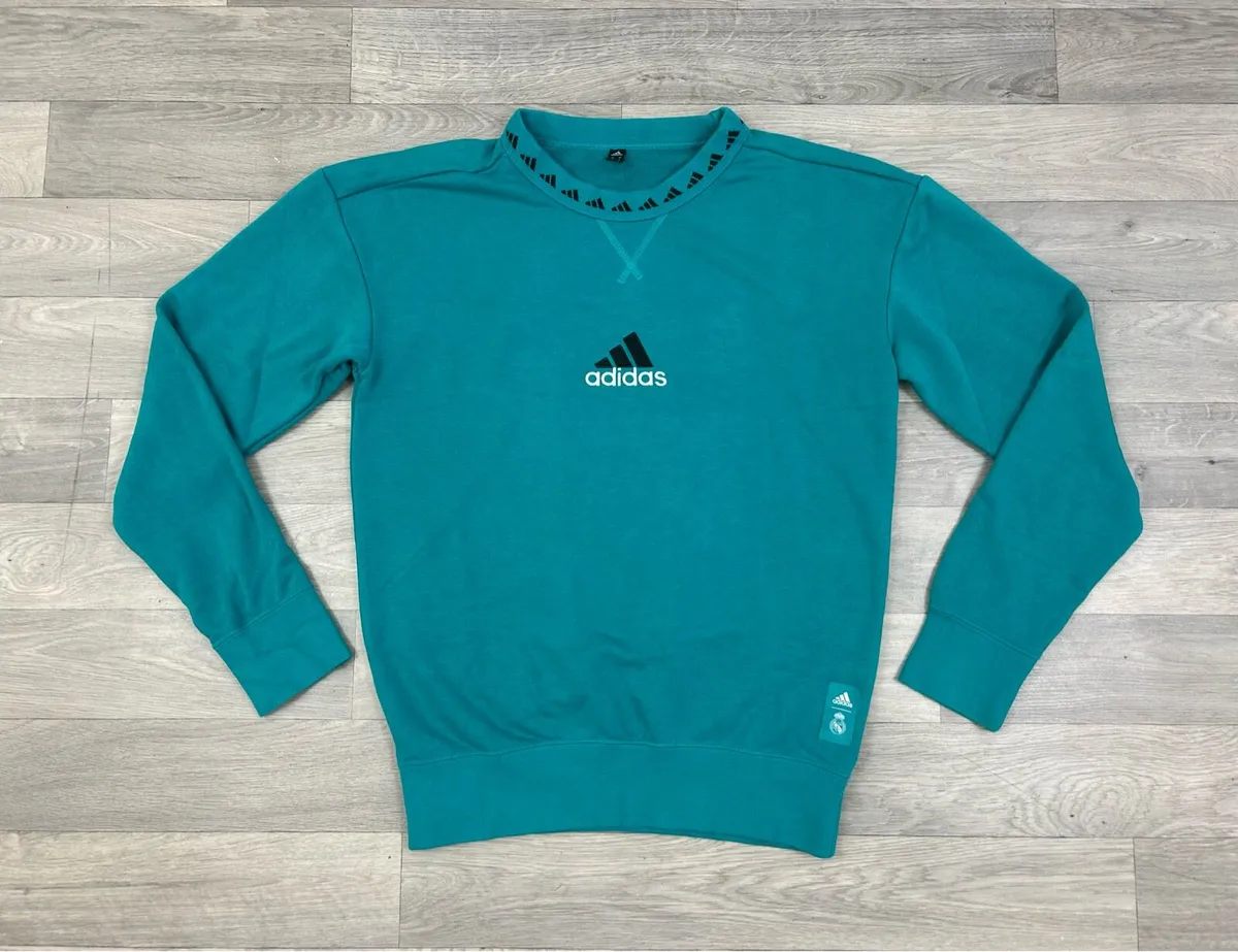 Retro Adidas Equipment Real Madrid Sweatshirt - Image 1