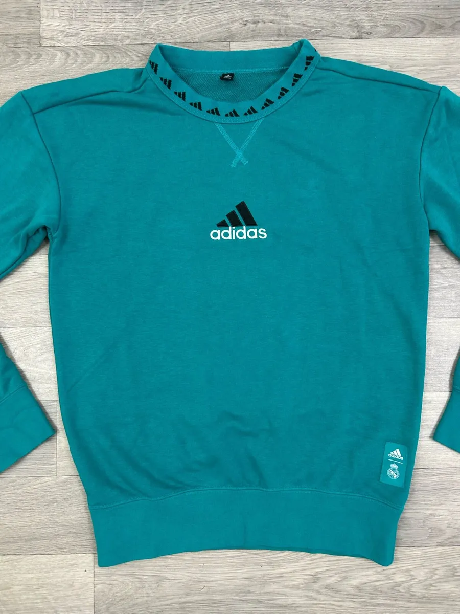 Retro Adidas Equipment Real Madrid Sweatshirt - Image 2