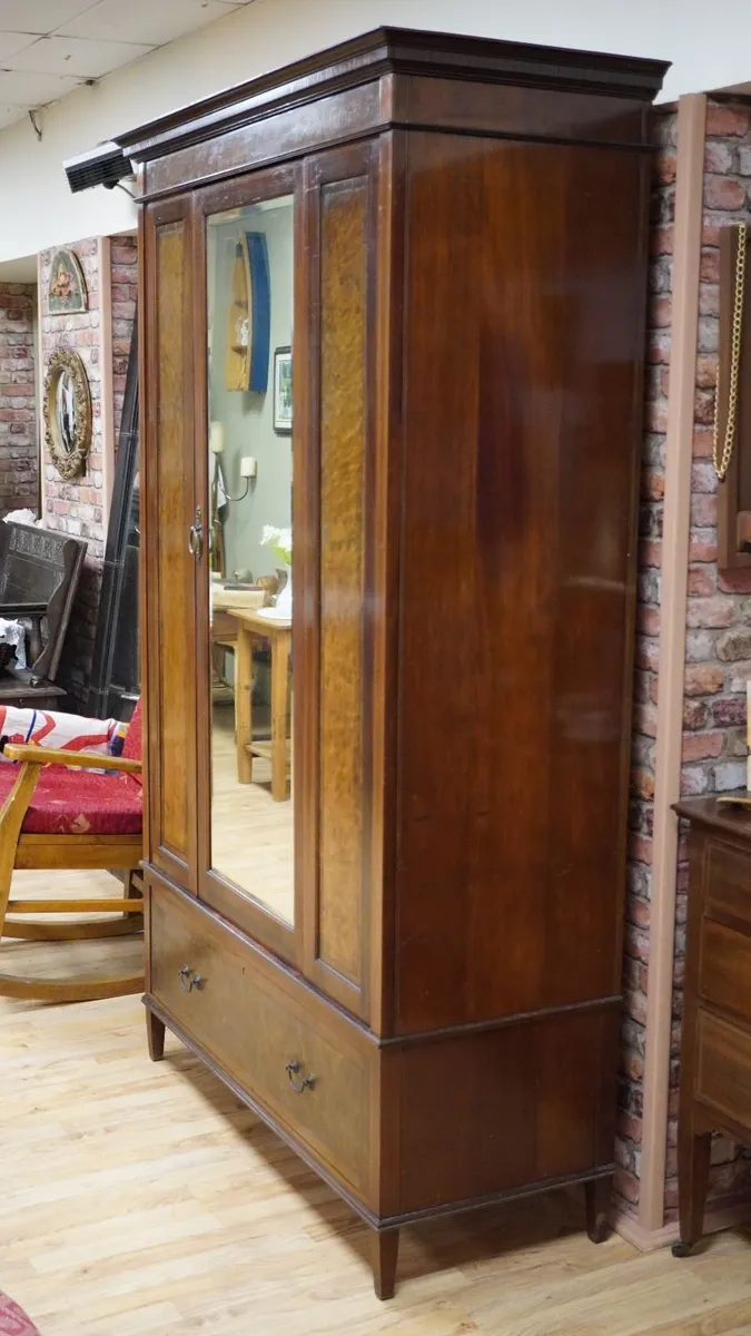 Belfast Art Deco Mirror Wardrobe (c.1930s) - Image 3