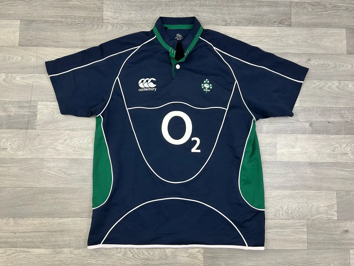 Vintage 2007 Ireland Rugby Training Jersey XL - Image 1