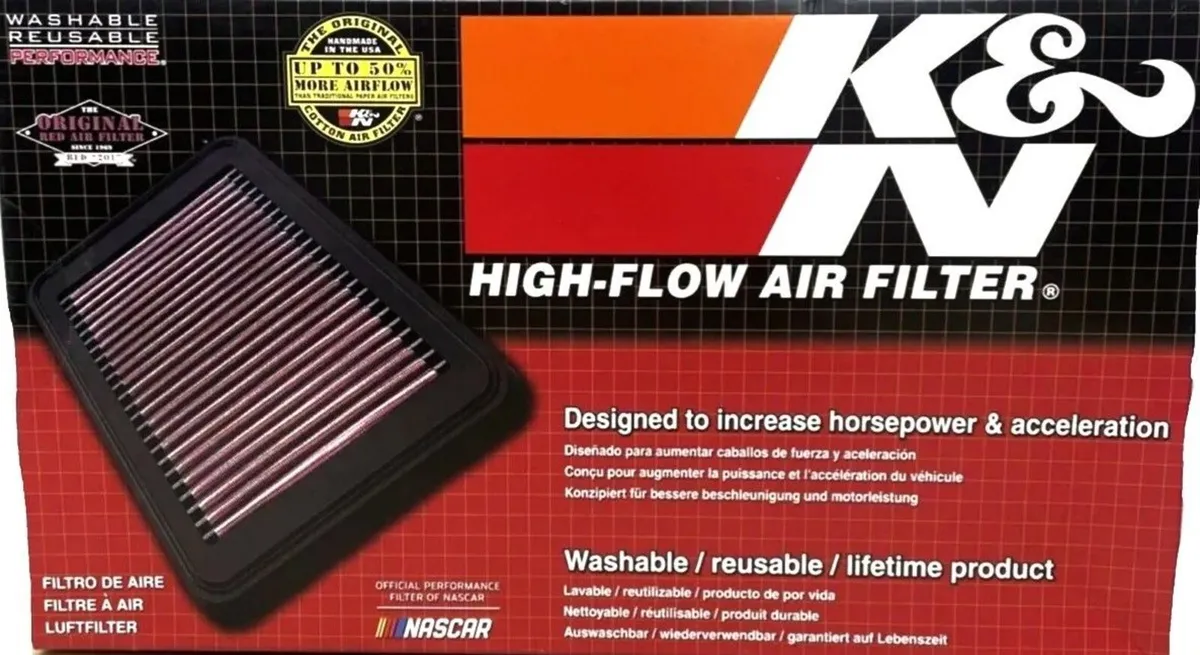 K&N 33-2360 Filter for TOYOTA Petrol - more power - Image 1