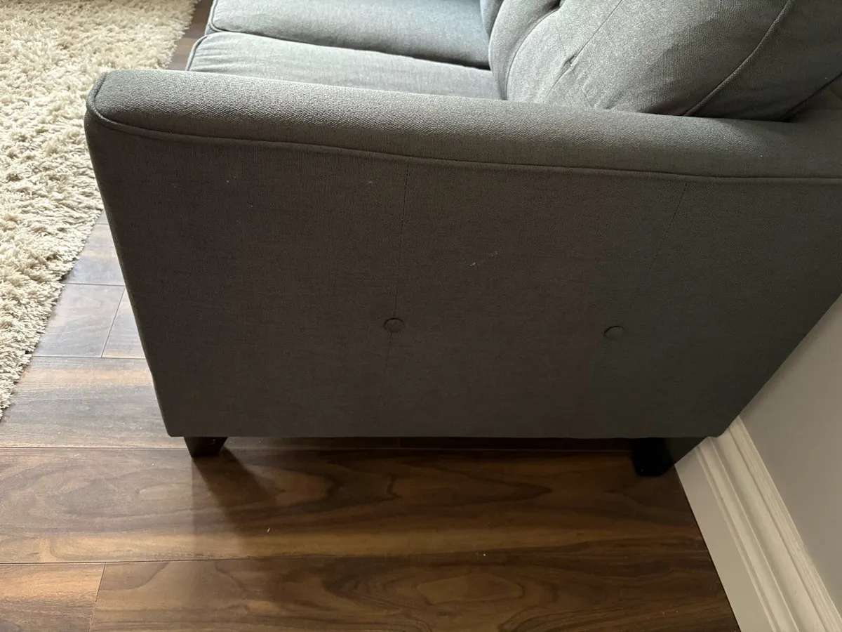 2 seater Couch & Chair - Image 2