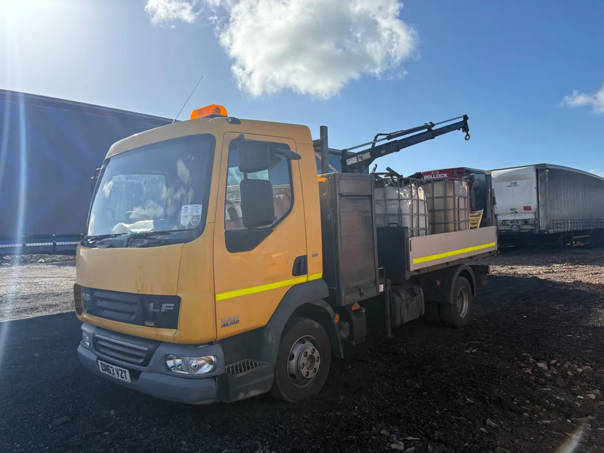 Daf LF hiab tipper - Image 1