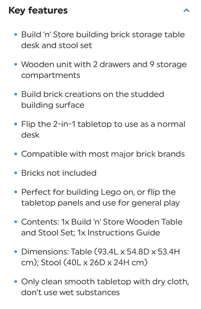 Kids Lego Table - Image 2