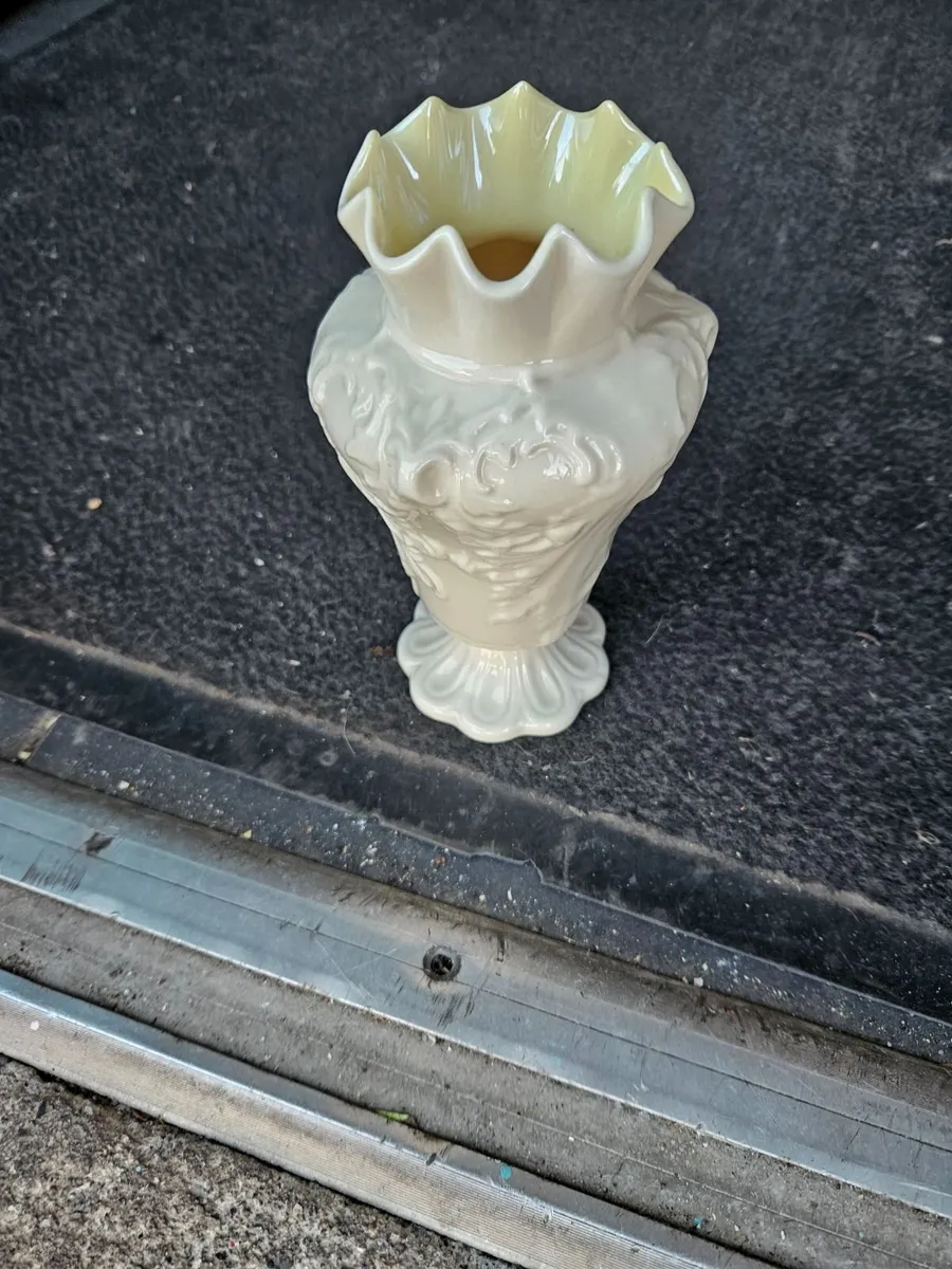 Vintage Belleek Vase - Image 1