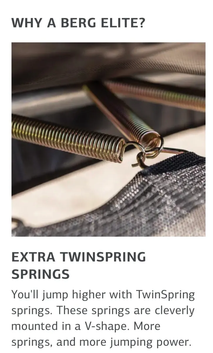 Berg 380cm DeLuxe Trampoline - Image 4