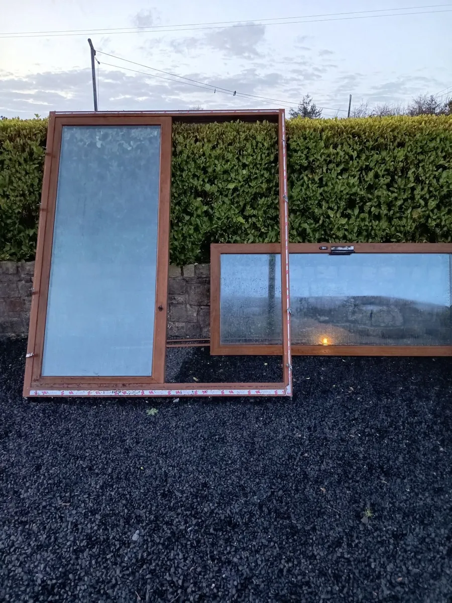 Double glazed Oak Upvc sliding doors and windows - Image 1