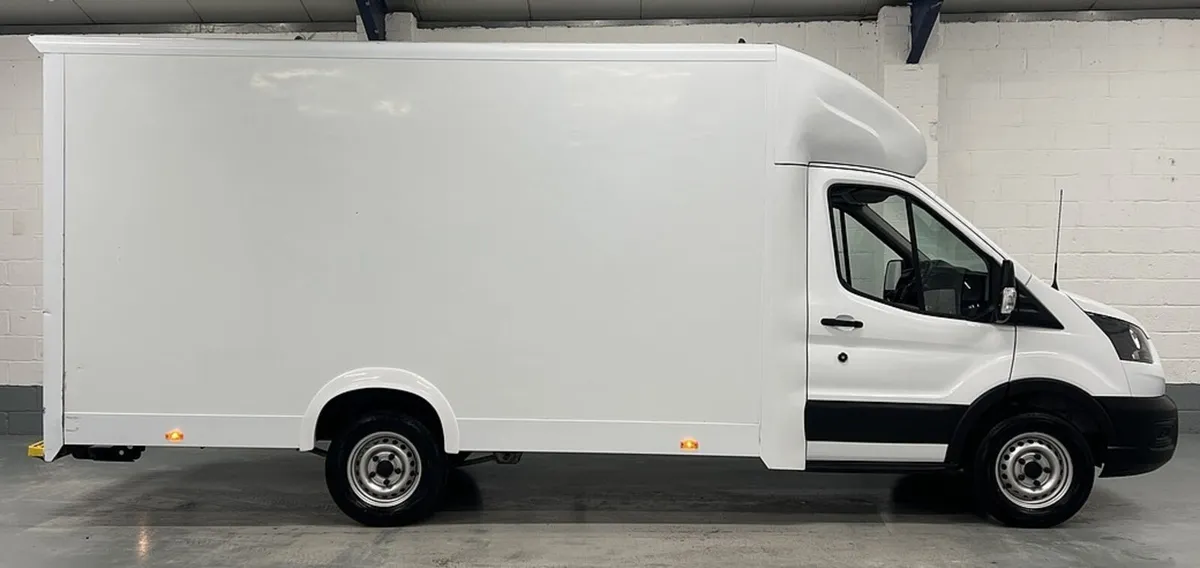 2022 Ford Transit Luton Box Low Loader Van - Image 1
