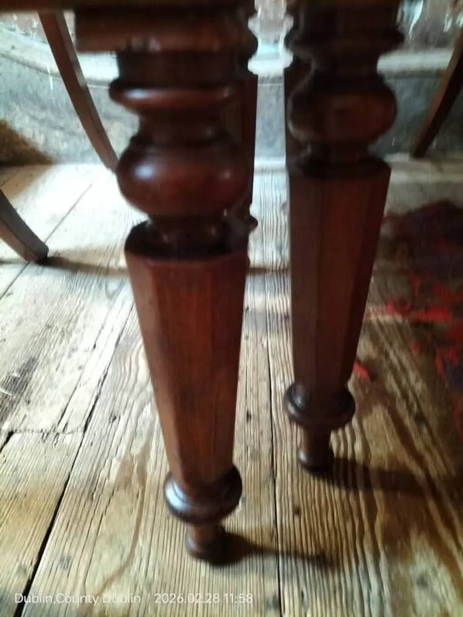 Set of 6 Victorian mahogany Dining Chairs - Image 4