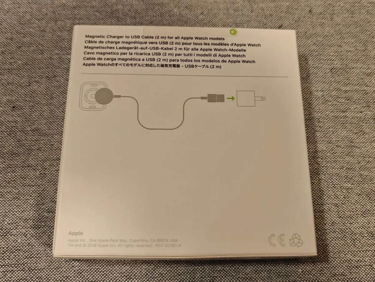 Apple Watch Magnetic Charger to USB Cable (2m) - Image 2