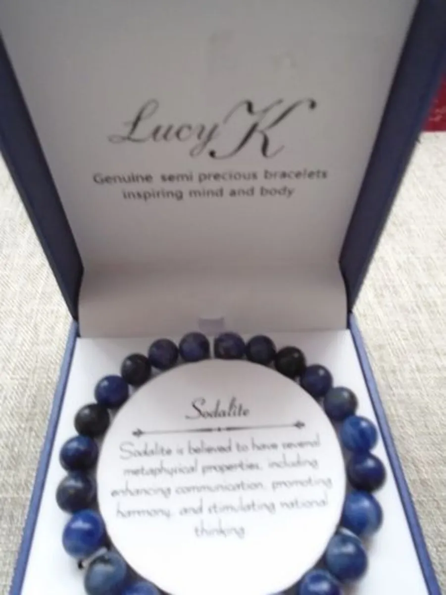 Sodalite bracelet.Gemstone jewellery. bracelet - Image 2