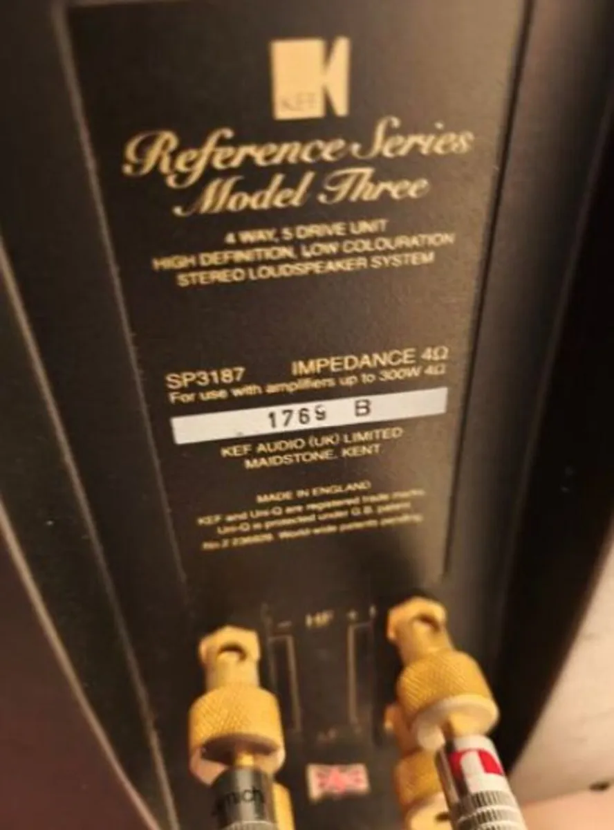 KEF Reference Series Model Three Burr Rosewood - Image 4