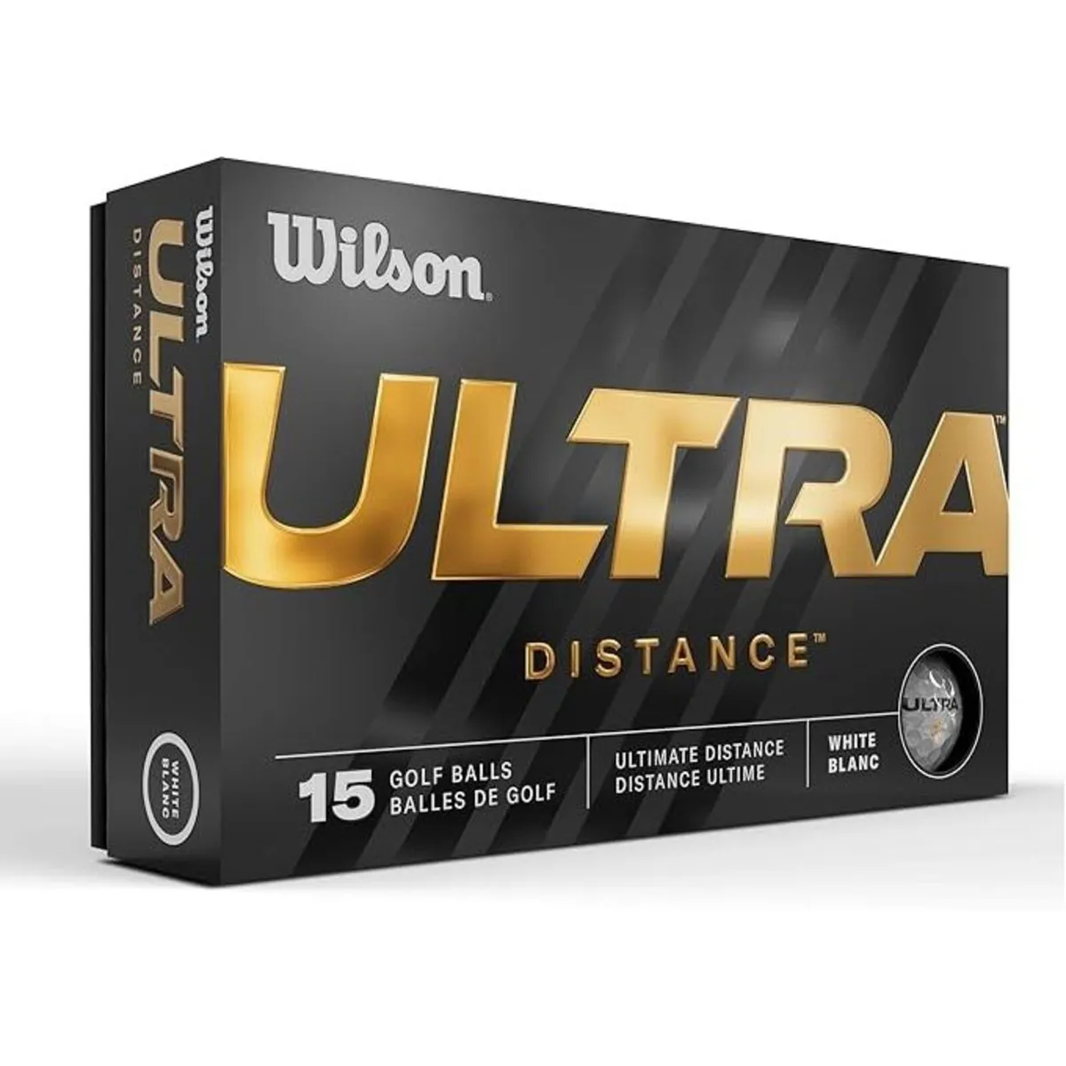 Wilson Ultra White Golf Balls - 15 Balls