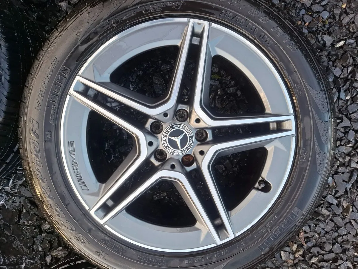 19" Genuine Mercedes GLC Amg Alloys with tyres - Image 1