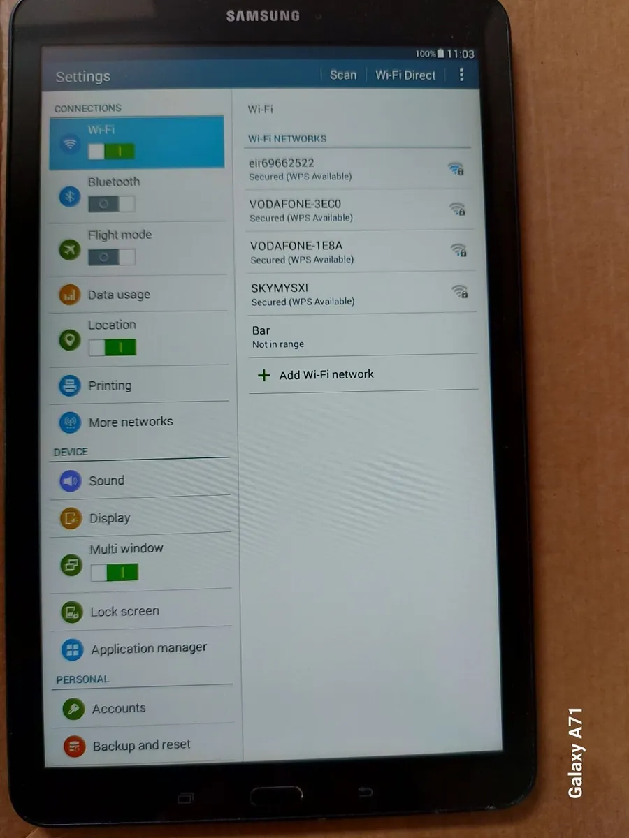 Samsung Galaxy Tab E Model SM-T560 8GB Black - Image 4