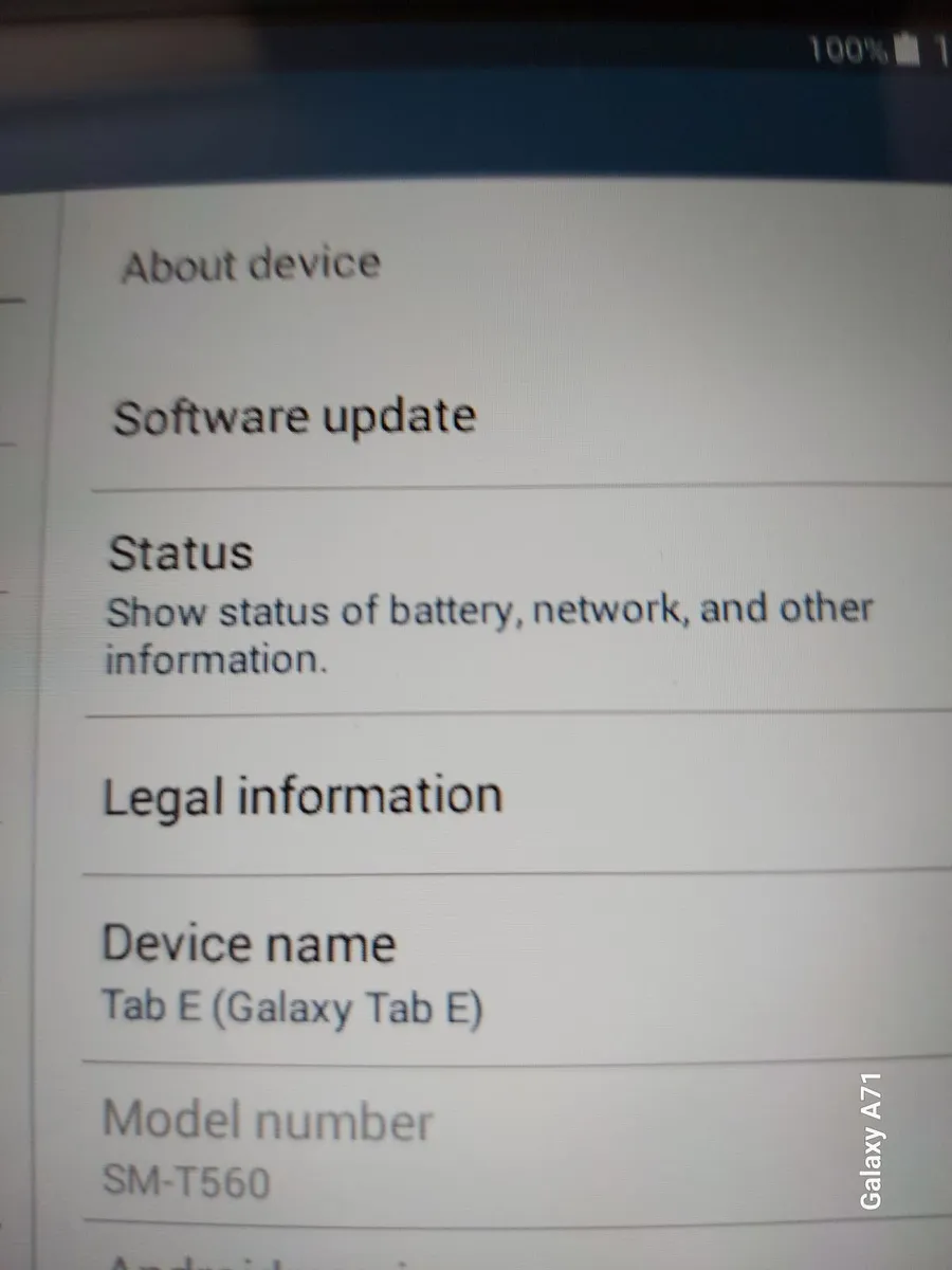 Samsung Galaxy Tab E Model SM-T560 8GB Black - Image 3