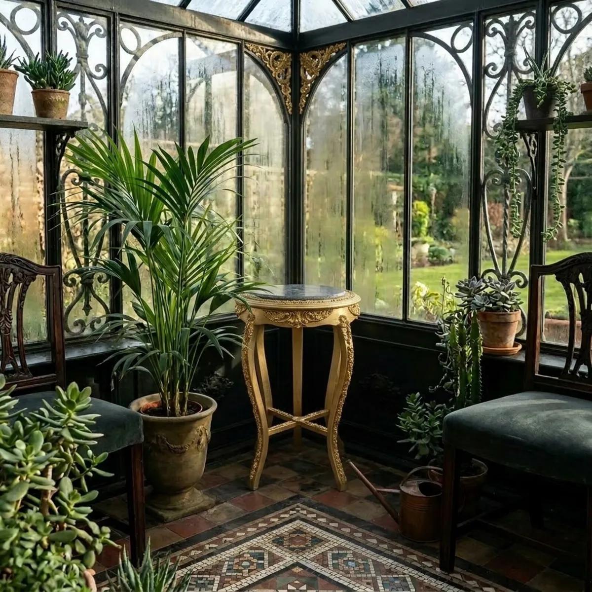 Nice gilt occasional table - Image 1