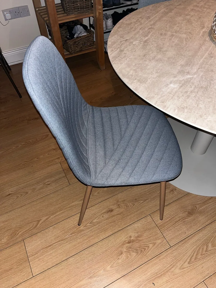 4 Fabric Chairs - Image 1