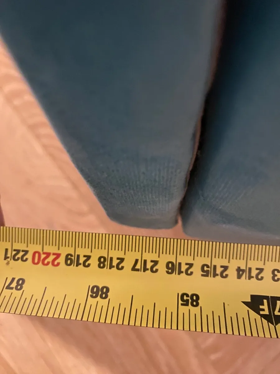 Velvet Double Bedframe and Blanket Box Ottoman - Image 3