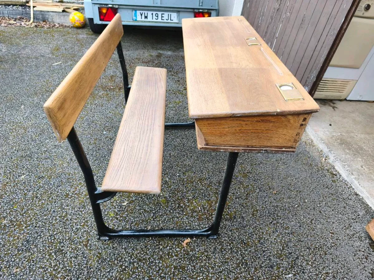 Vintage Primary School Desk - Image 1
