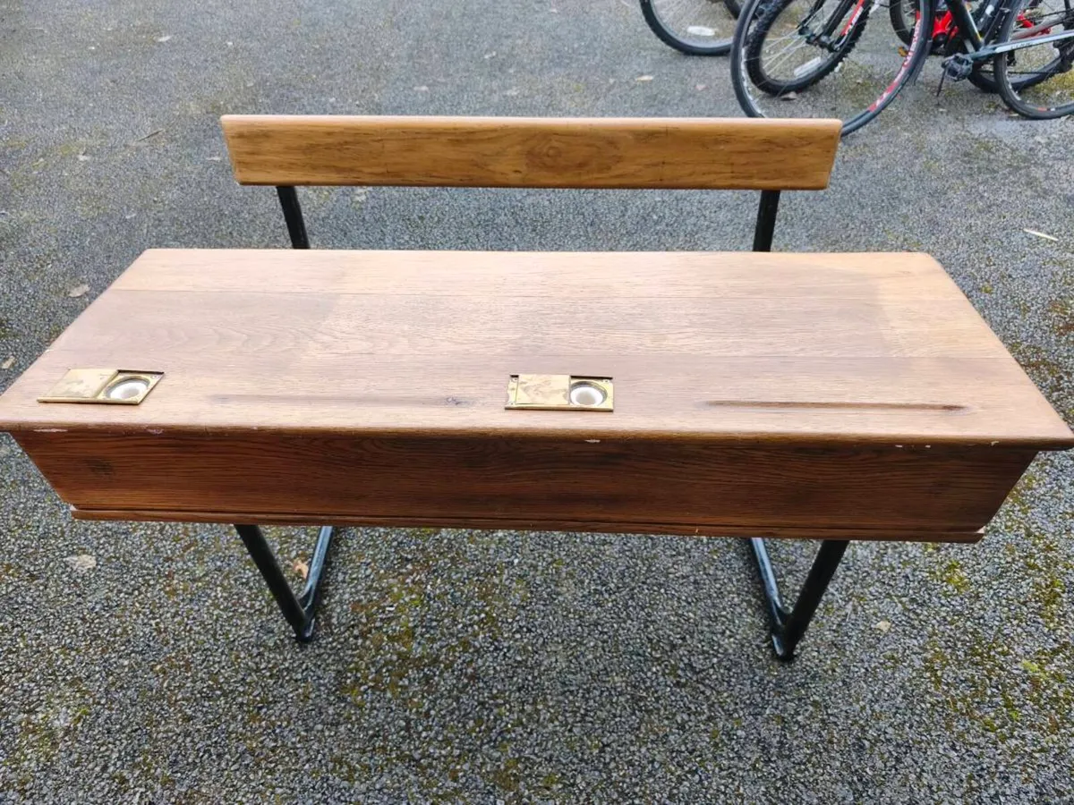 Vintage Primary School Desk - Image 2