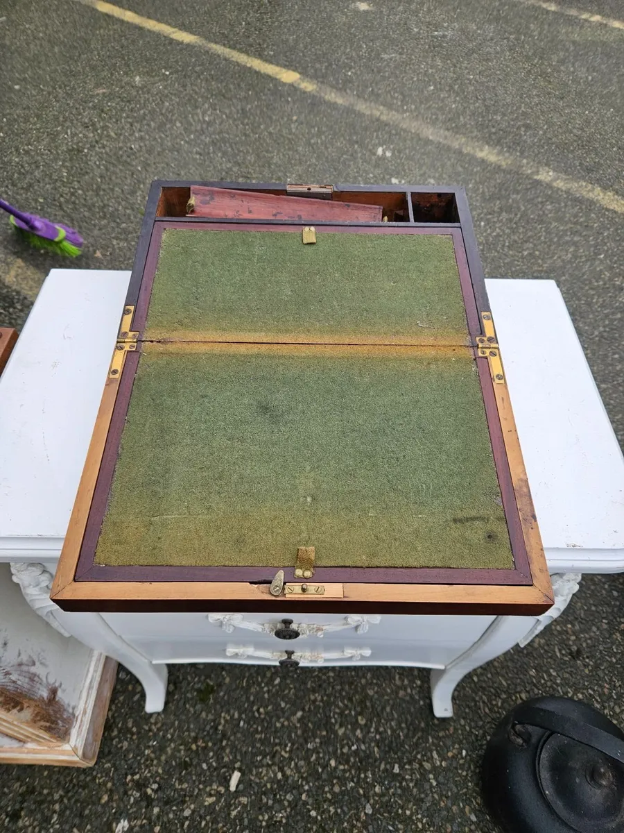 Vintage Antique Writing Slope - Image 2