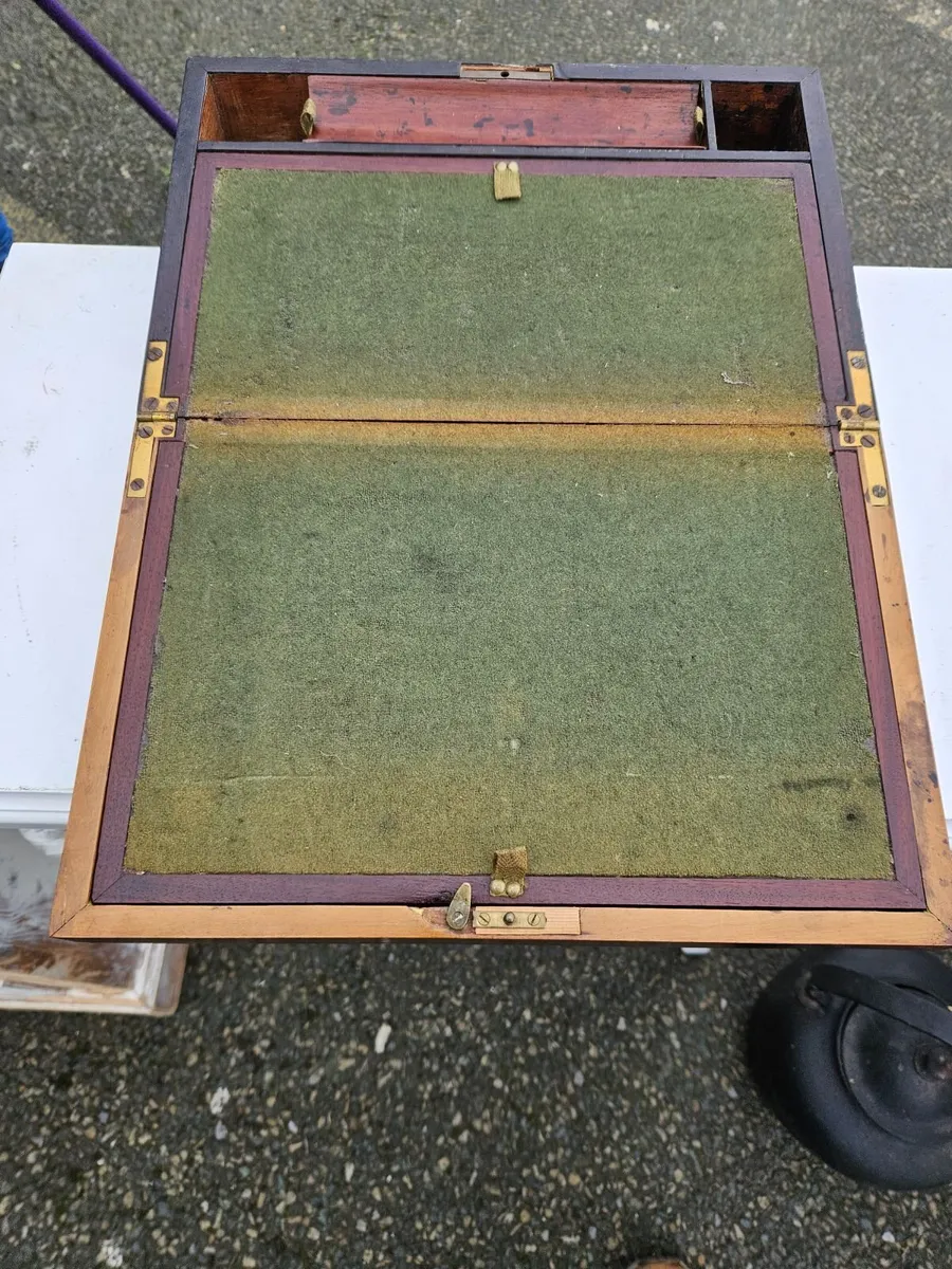 Vintage Antique Writing Slope - Image 4