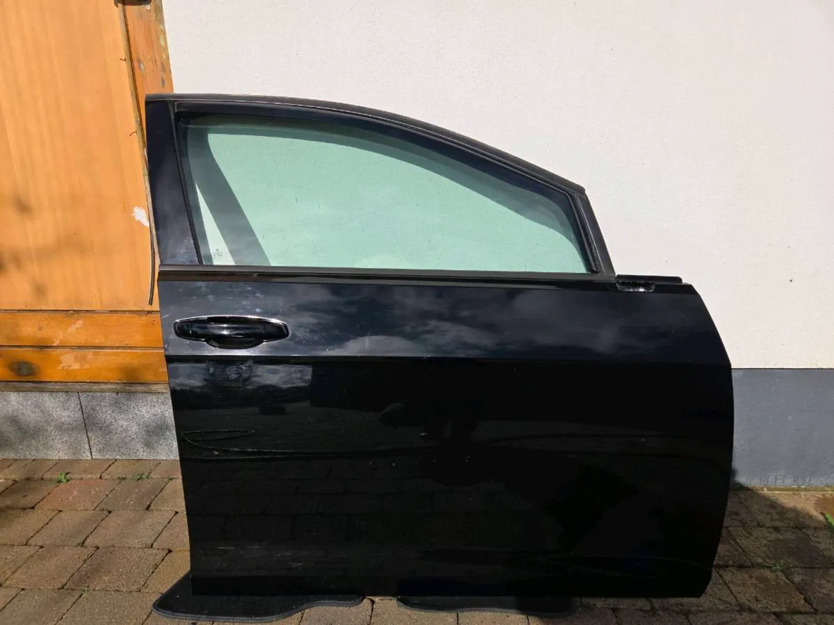 VW Golf mark 7 black front driver door. - Image 1