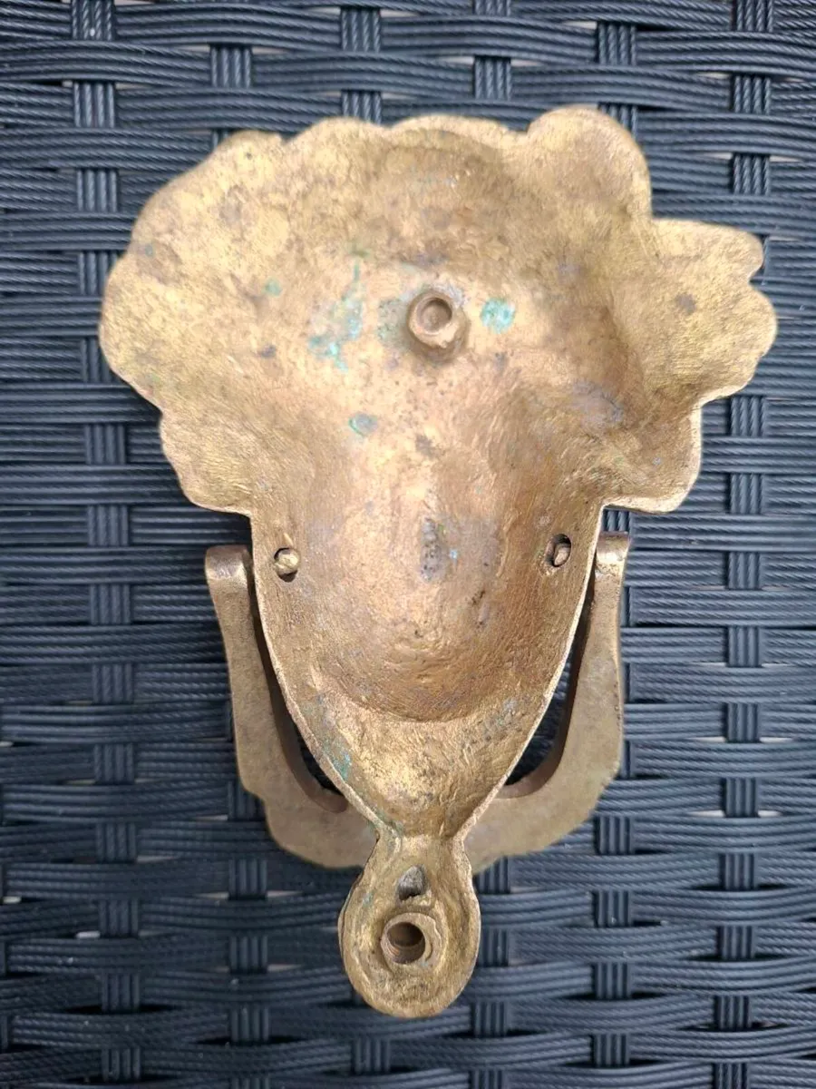 Vintage solid Brass Grecian Goddess Door Knocker - Image 3