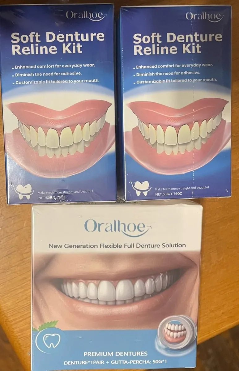 Denture reline kit + Premium dentures (Oralhoe) - Image 1