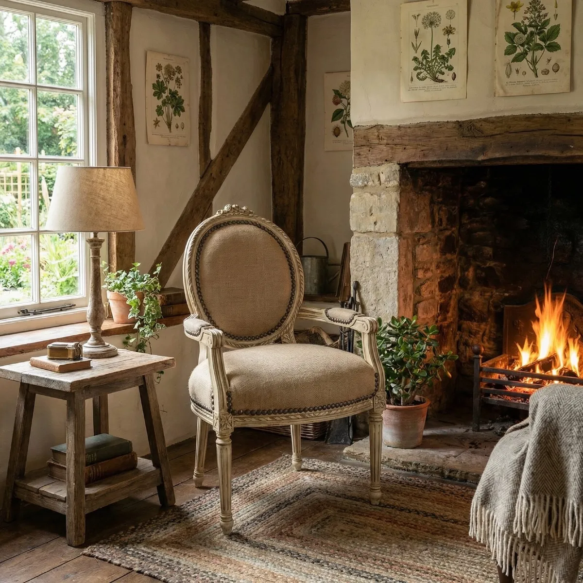 Very nice c carved wood chair