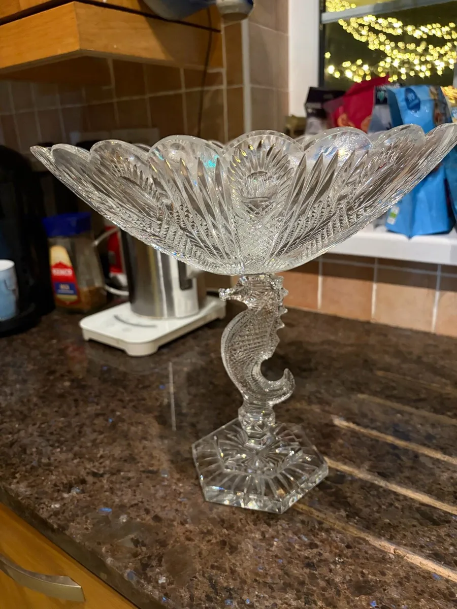 Waterford seahorse 25cm centrepiece bowl - Image 1