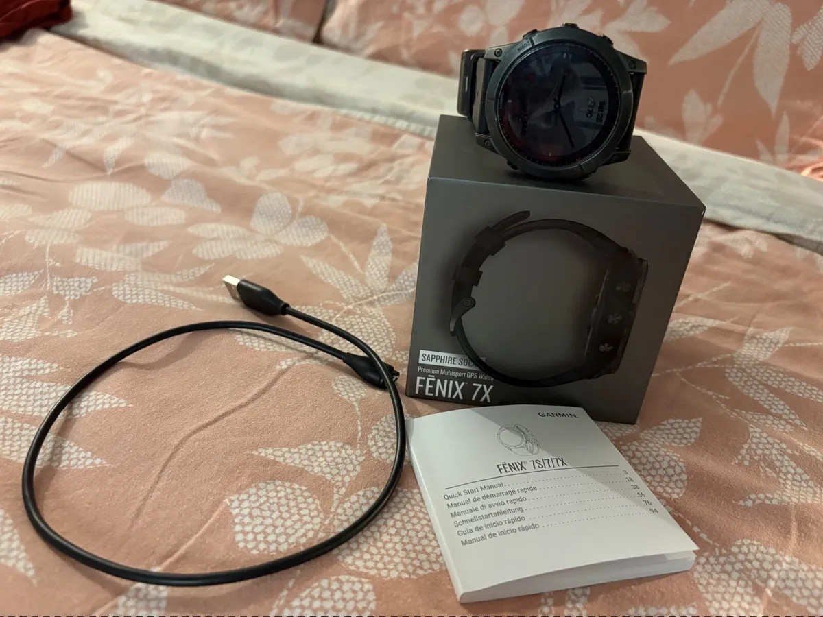 Garmin Fenix 7x Solar Sapphire watch - Image 3