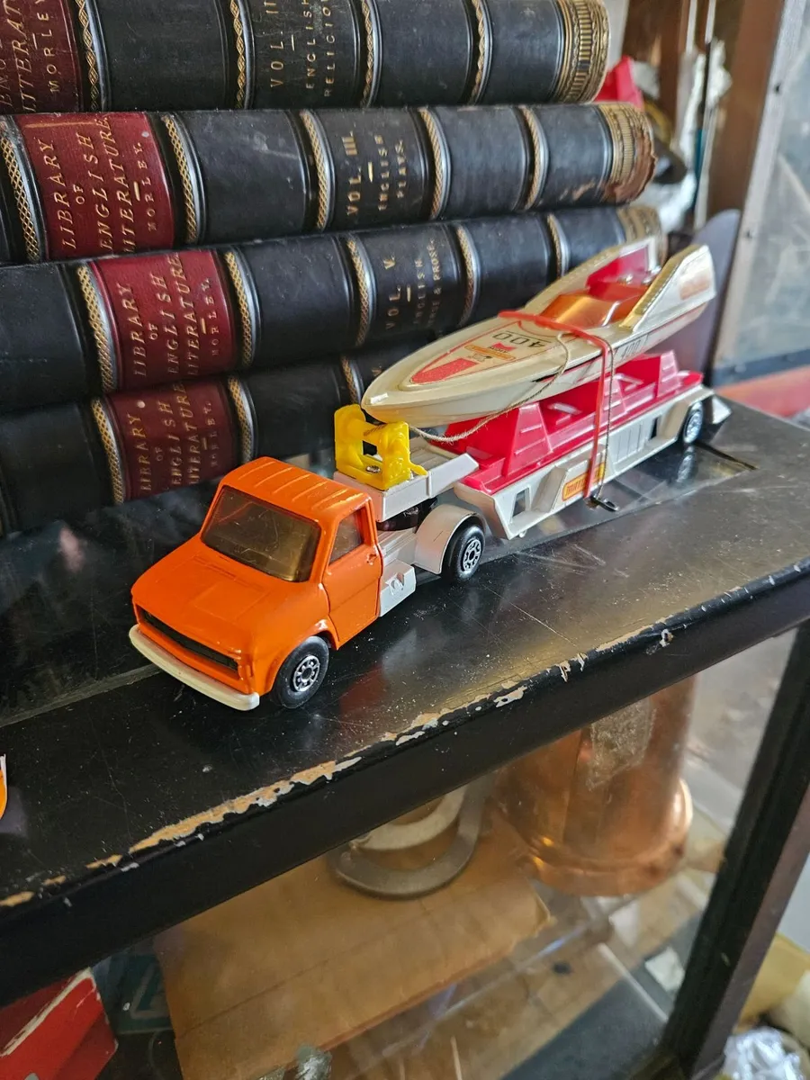 Matchbox Superkings Ford Power Boat Transporter - Image 2
